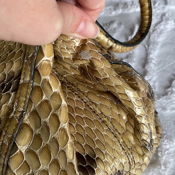 Vintage Cole Haan "Snakeskin" handbag - Picture 7 of 14